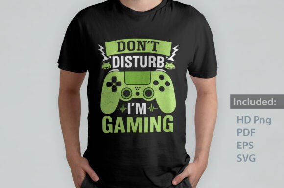 Gamer T-Shirt Graphics for Blog Designs
