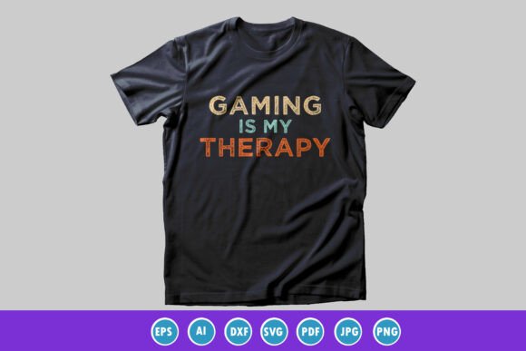 Gamer Therapy Shirt: Retro Graphics & Freebies