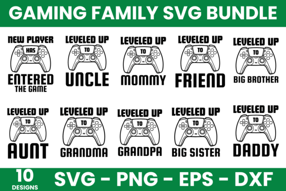 Gaming Birthday SVG: Graphics for T-Shirt Designs