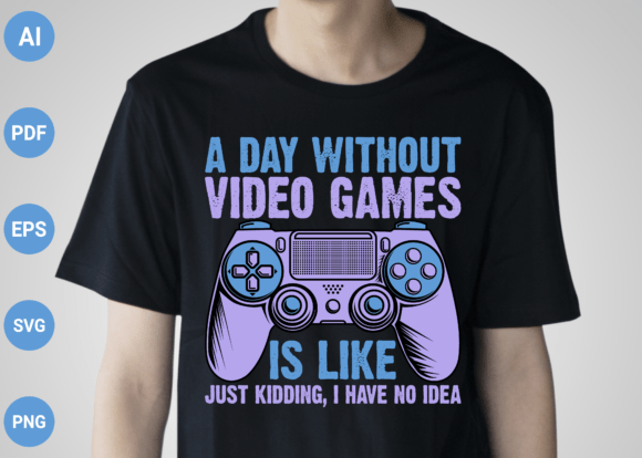Gaming Graphics for T-Shirt Designs