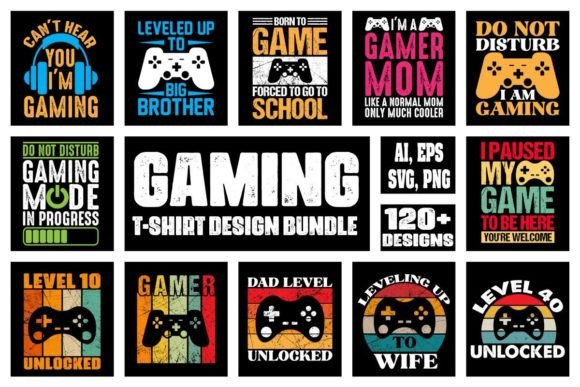 Gaming T-shirt Design Bundle 1 Review
