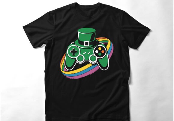 Irish Hat Gaming T-Shirt Design Graphics