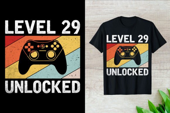 Level 29 Unlocked: Graphics for T-Shirt Designs