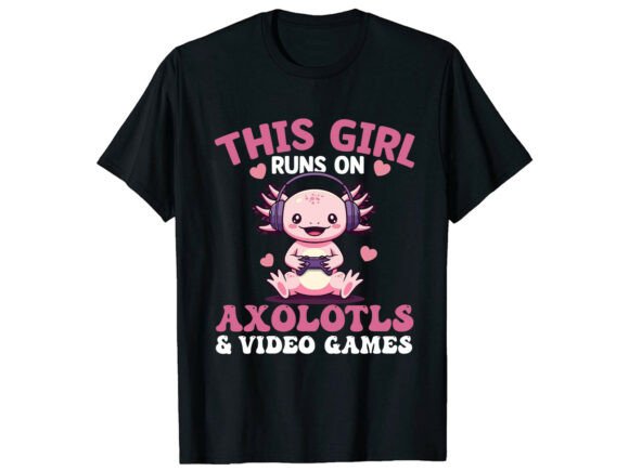 Review: This Girl Loves Gaming Axolotl Design