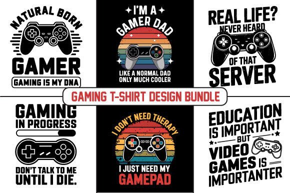 Review: Vintage Gaming T-Shirt Design Bundle